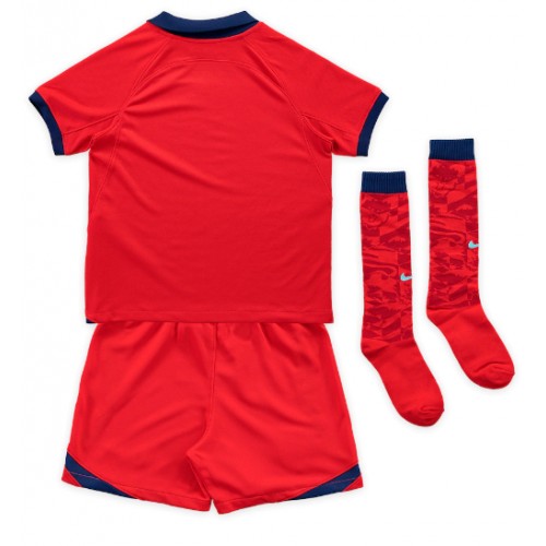Maillot de foot Angleterre Extérieur enfant Monde 2022 Manches Courte (+ pantalon court)